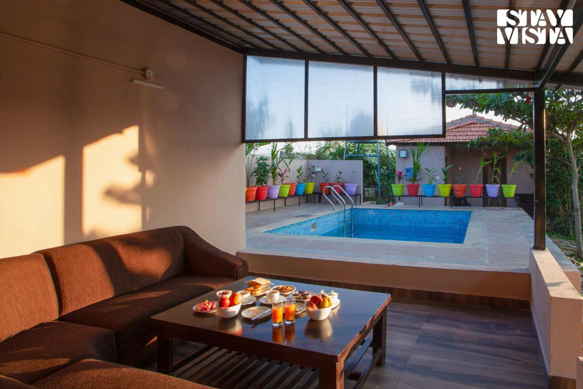 Stayvista At Hillside Harmony Pvt Pool & Free Breakfast Bangalore Buitenkant foto