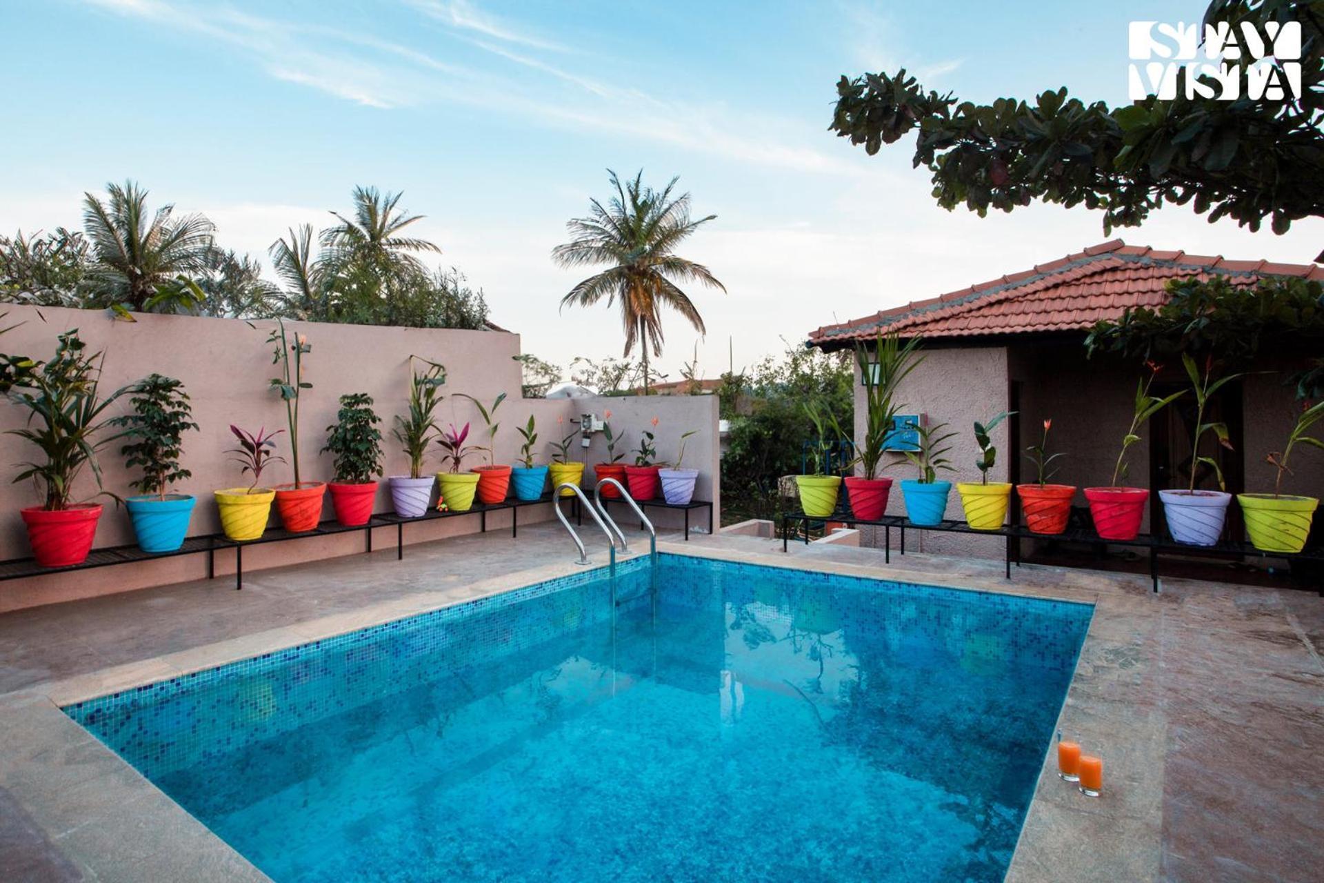 Stayvista At Hillside Harmony Pvt Pool & Free Breakfast Bangalore Buitenkant foto