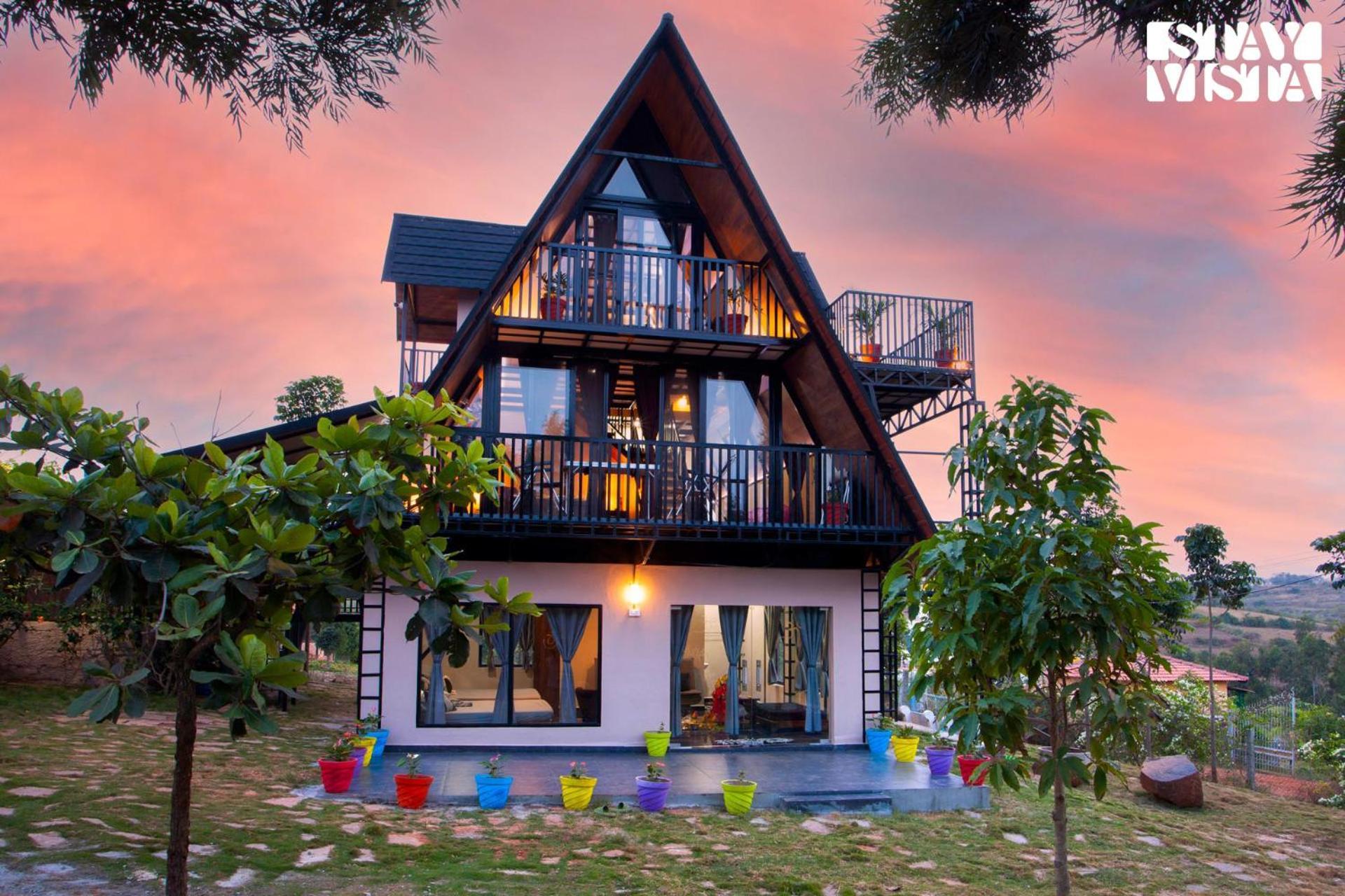 Stayvista At Hillside Harmony Pvt Pool & Free Breakfast Bangalore Buitenkant foto