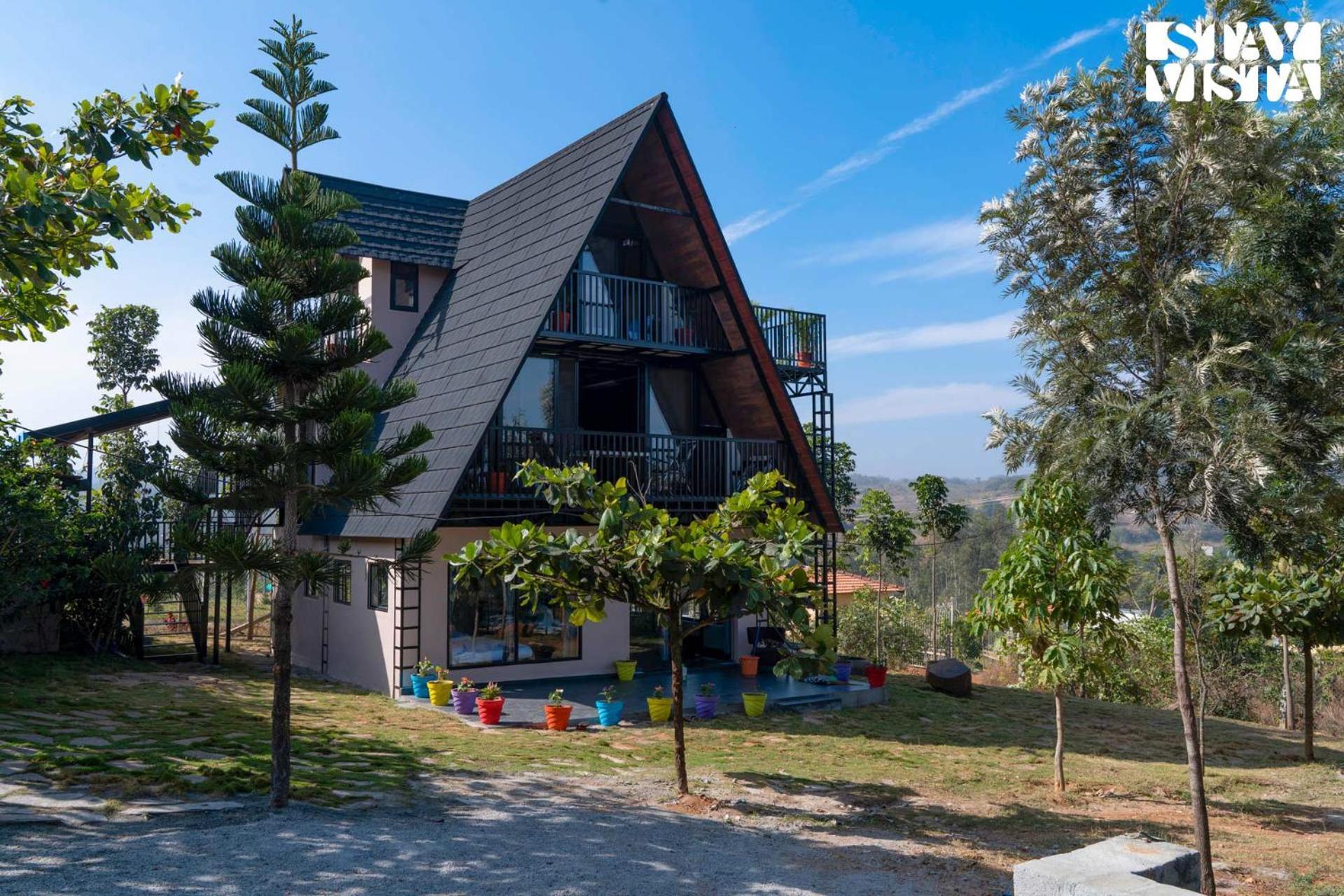 Stayvista At Hillside Harmony Pvt Pool & Free Breakfast Bangalore Buitenkant foto